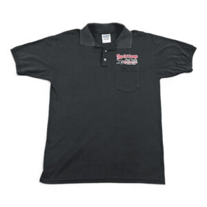 Vintage Pool Team Polo Shirt Adult SMALL Billiards Player Y2K Time Out Lounge